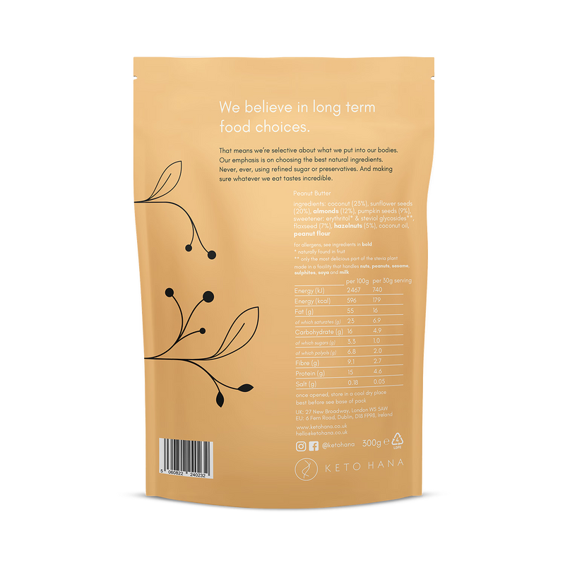 Keto Hana Peanut Butter Keto Granola 300g