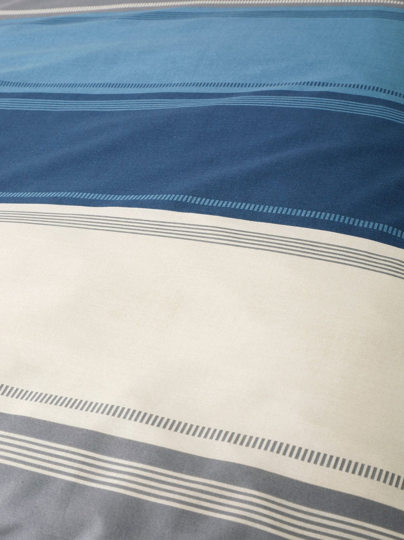 Betley Fusion Blue/Beige duvet cover and pillowcase set - British product