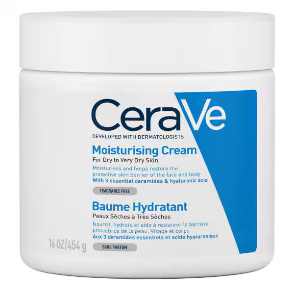 CeraVe Moisturising Cream Hyaluronic Acid 454g - British product