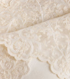 Dea Linen Lace-Trim Elite Tablecloth (170cm x 270cm)