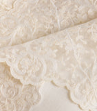 Dea Linen Lace-Trim Elite Tablecloth (170cm x 270cm)