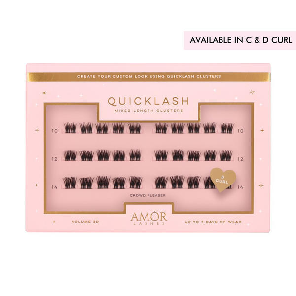 House of Amor Lash Clusters Natural C Curl 30 Piece, UK version