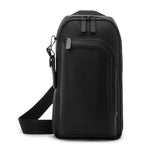 Sleek Backpack with Carbon Fibre Accents and USB Port, 43cm x 30.5cm x 14cm