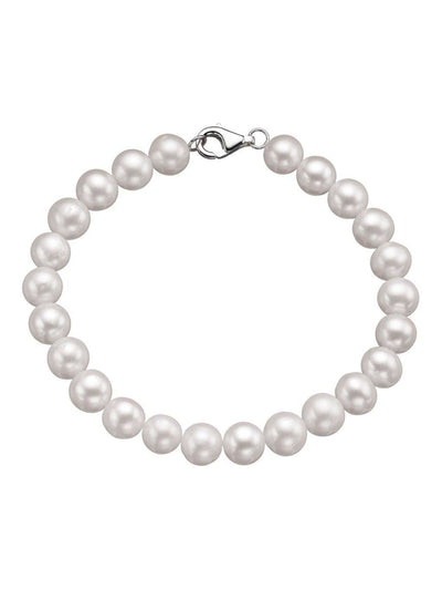 Sterling Silver Cultured Freshwater Pearl Bracelet 19cm