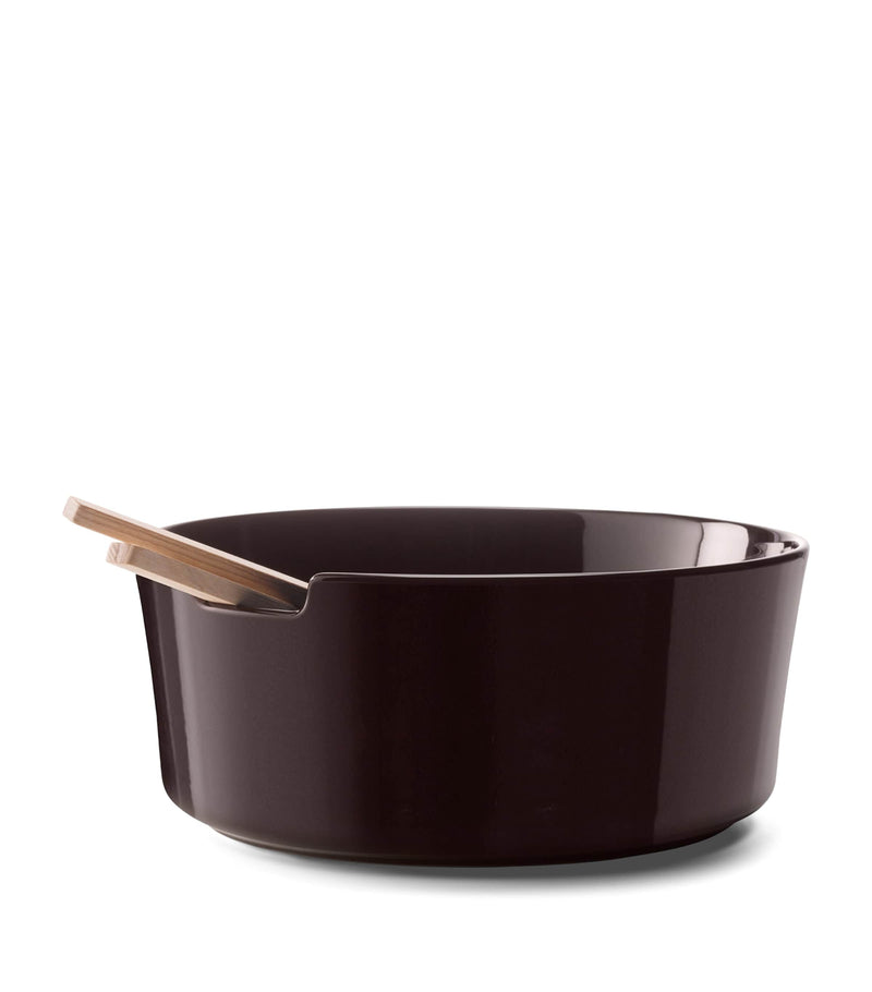 LSA International Porcelain Collective Salad Bowl and Servers (26cm)