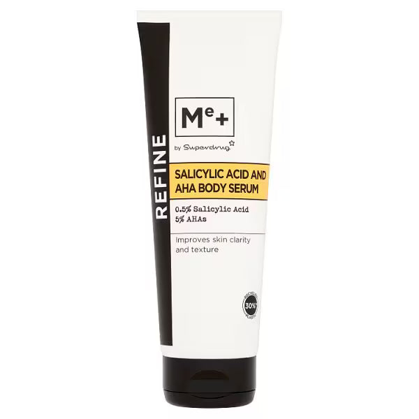 Me+ Salicylic Acid & AHA body serum, imported from the UK
