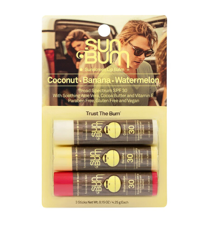 Sun Bum Lip Balm SPF 30 (3 x 4.25g)