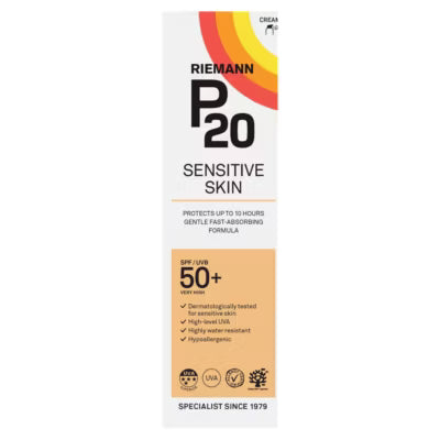 Riemann SPF 50+ very high protection sun cream 100ml, imported from the UK