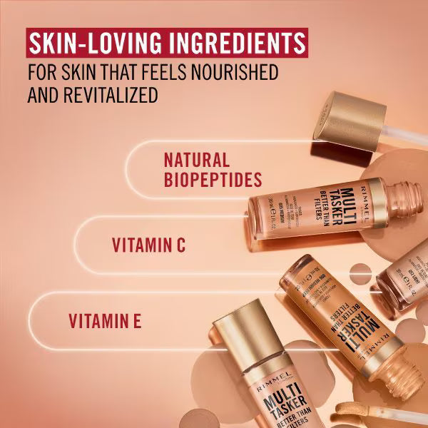 Rimmel Better Than Filters tinted moisturiser 30ml, imported from the UK