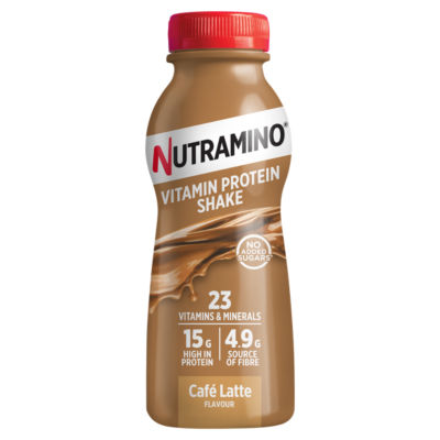 Nutramino Cafe Latte Flavour Vitamin Protein Shake 325ml