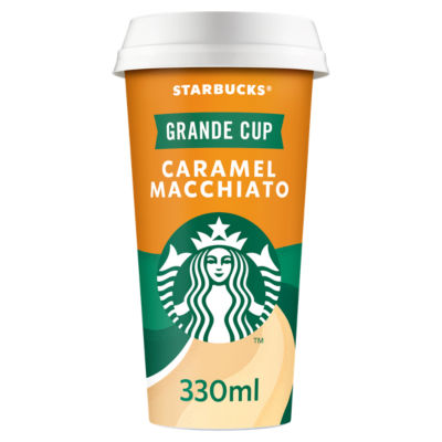 Starbucks Grande Caramel Macchiato iced coffee 330ml (British brand)