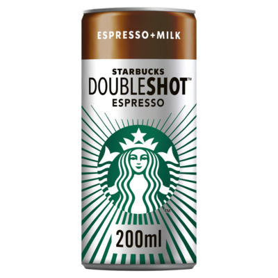 Starbucks Doubleshot Espresso Iced Coffee 200ml (British brand)