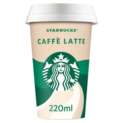 Starbucks Caffe Latte Iced Coffee 220ml (British brand)