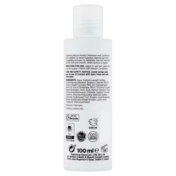 DNR Revive Keratin Shampoo 100ml - British product