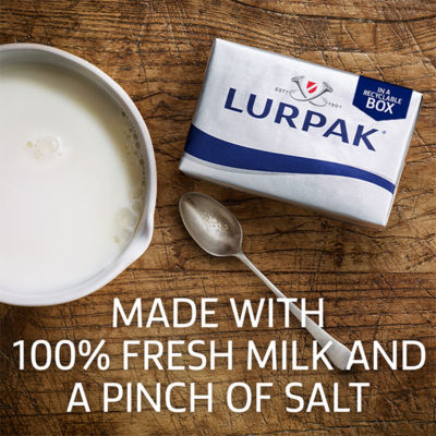 Lurpak slightly salted butter 180g box, UK version