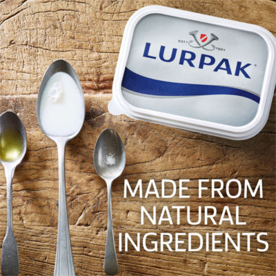 Lurpak Slightly Salted Spreadable Butter 250g, UK version
