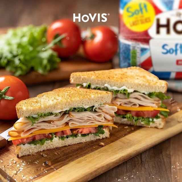 Hovis Medium Sliced Soft White Bread   800g - McGrocer