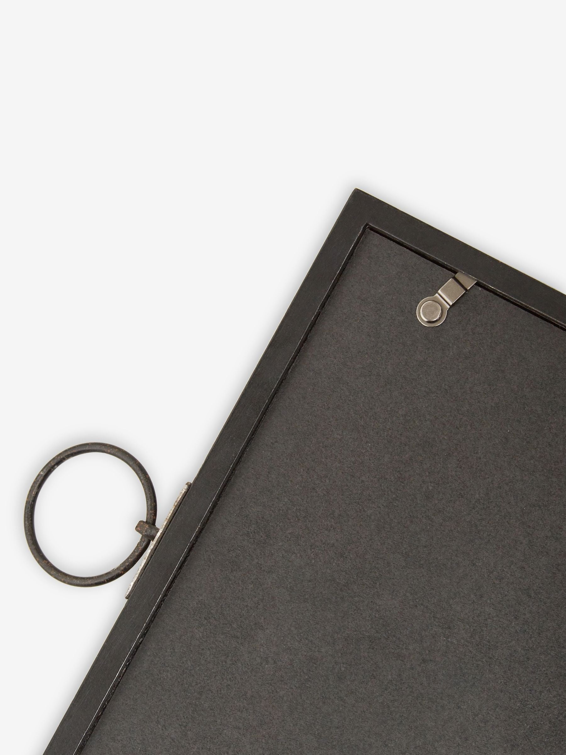 Black salvage hanging photo frame set of 5 - British product