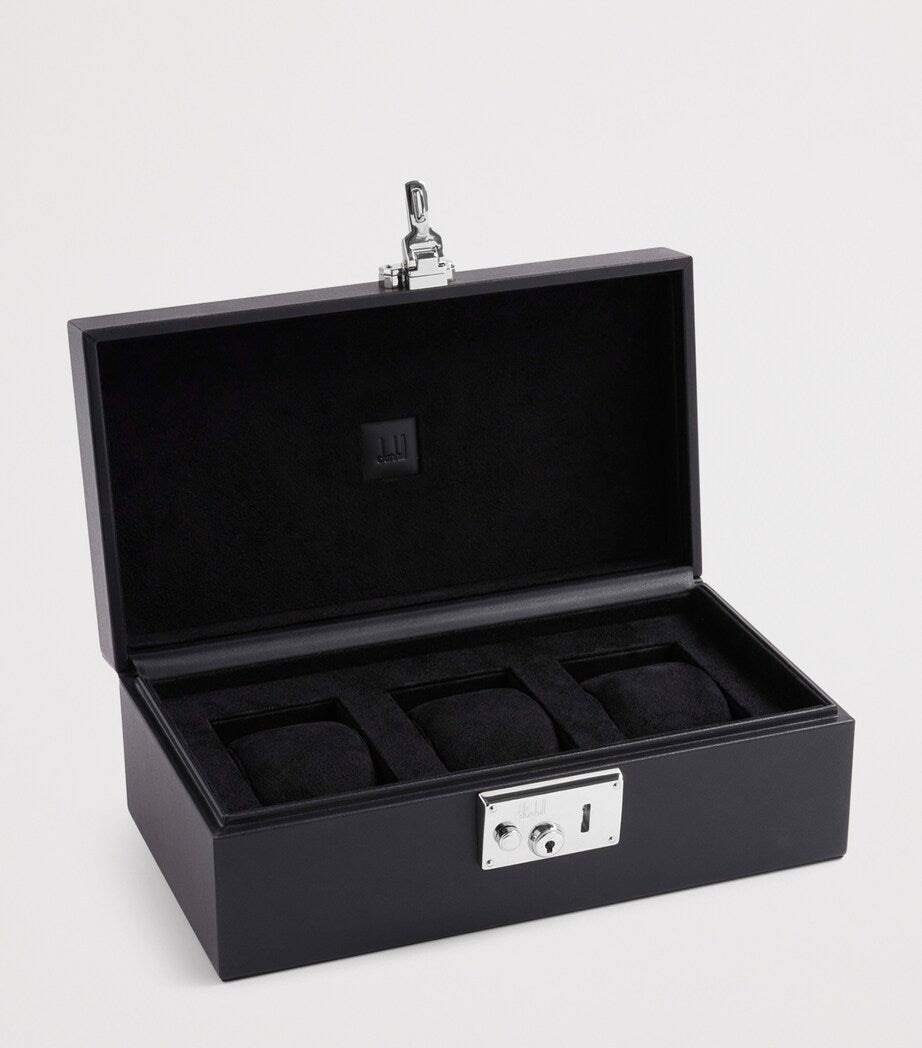 Dunhill Leather 3-Piece Watch Box