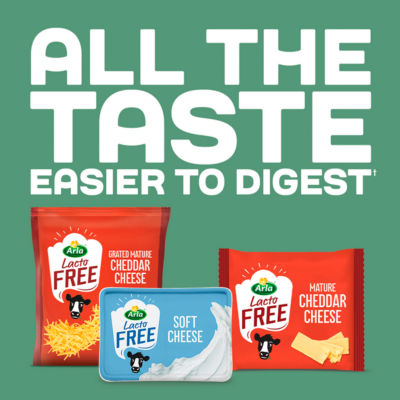 Arla Lactofree soft cheese tub 200g, imported from the UK