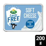 Arla Lactofree soft cheese tub 200g, imported from the UK