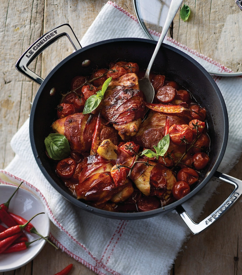 Le Creuset toughened non-stick shallow casserole dish 30cm, UK version