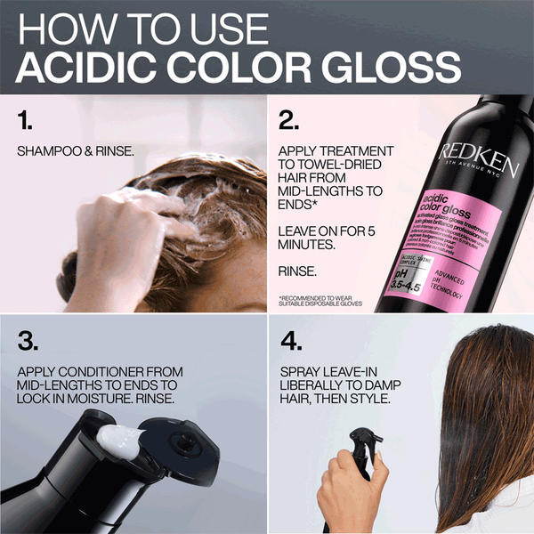 Redken Acidic Color Gloss Conditioner 300 ml, imported from the UK