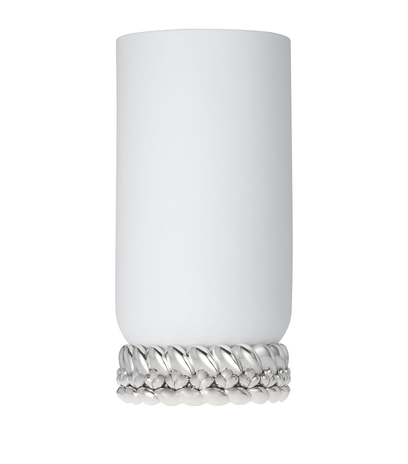 Christofle Porcelain Babylone Vase (31cm)
