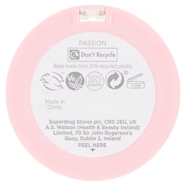 Studio London Cream Blush Passion (British brand)
