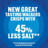 Walkers Less Salt Mild Cheese & Onion Multipack Crisps   6 per pack GOODS M&S   