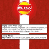 Walkers Less Salt Lightly Salted Multipack Crisps   6 per pack GOODS M&S   