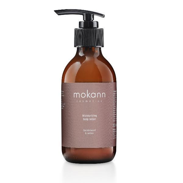 Mokann Body Lotion Sandalwood Amber 200ml, imported from the UK