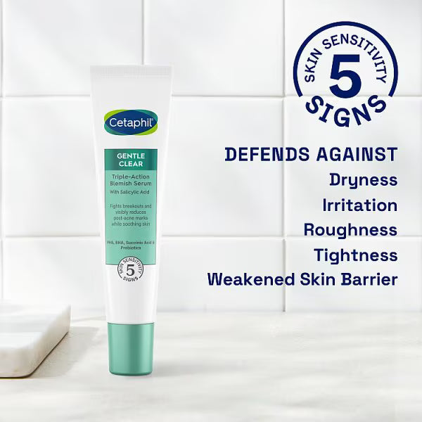 Cetaphil Gentle Clear Triple Action Blemish Serum 30ml - British product