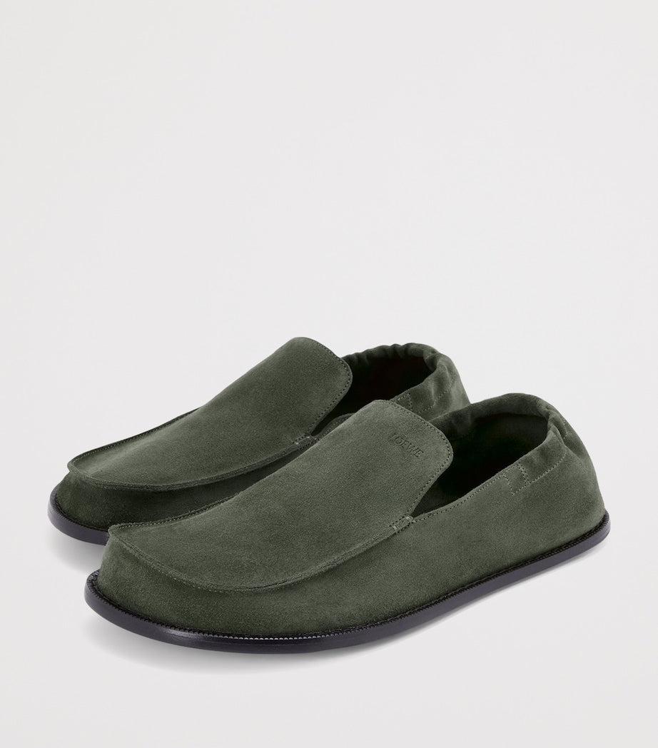 LOEWE Suede Flex loafers, UK version