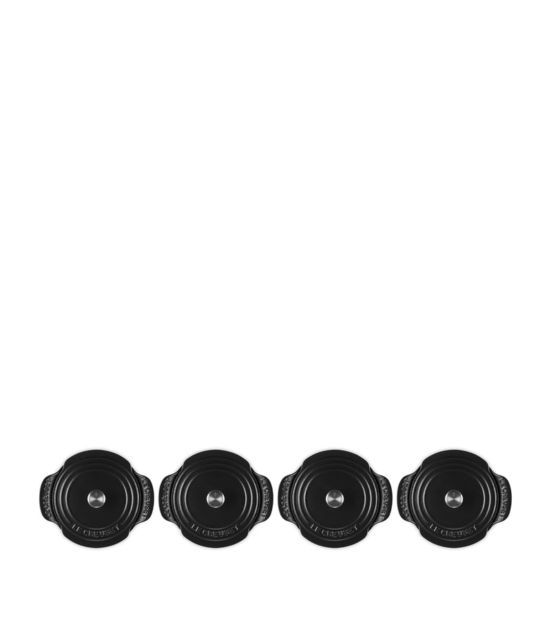 Le Creuset Gourmand mini braisers set of 4 13cm, UK version