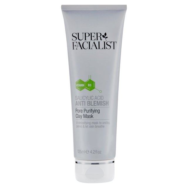 Super Facialist Salicylic Acid Anti Blemish Pore Purifying Clay Mask GOODS M&S   