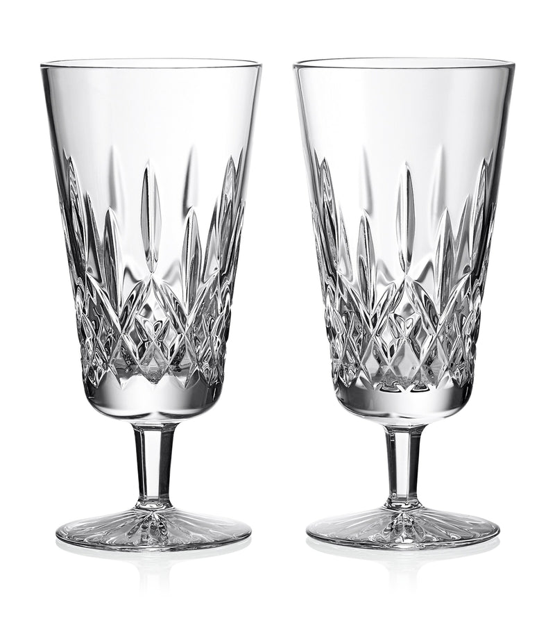 Waterford Lismore iced beverage glasses set of 2 350ml (British brand)