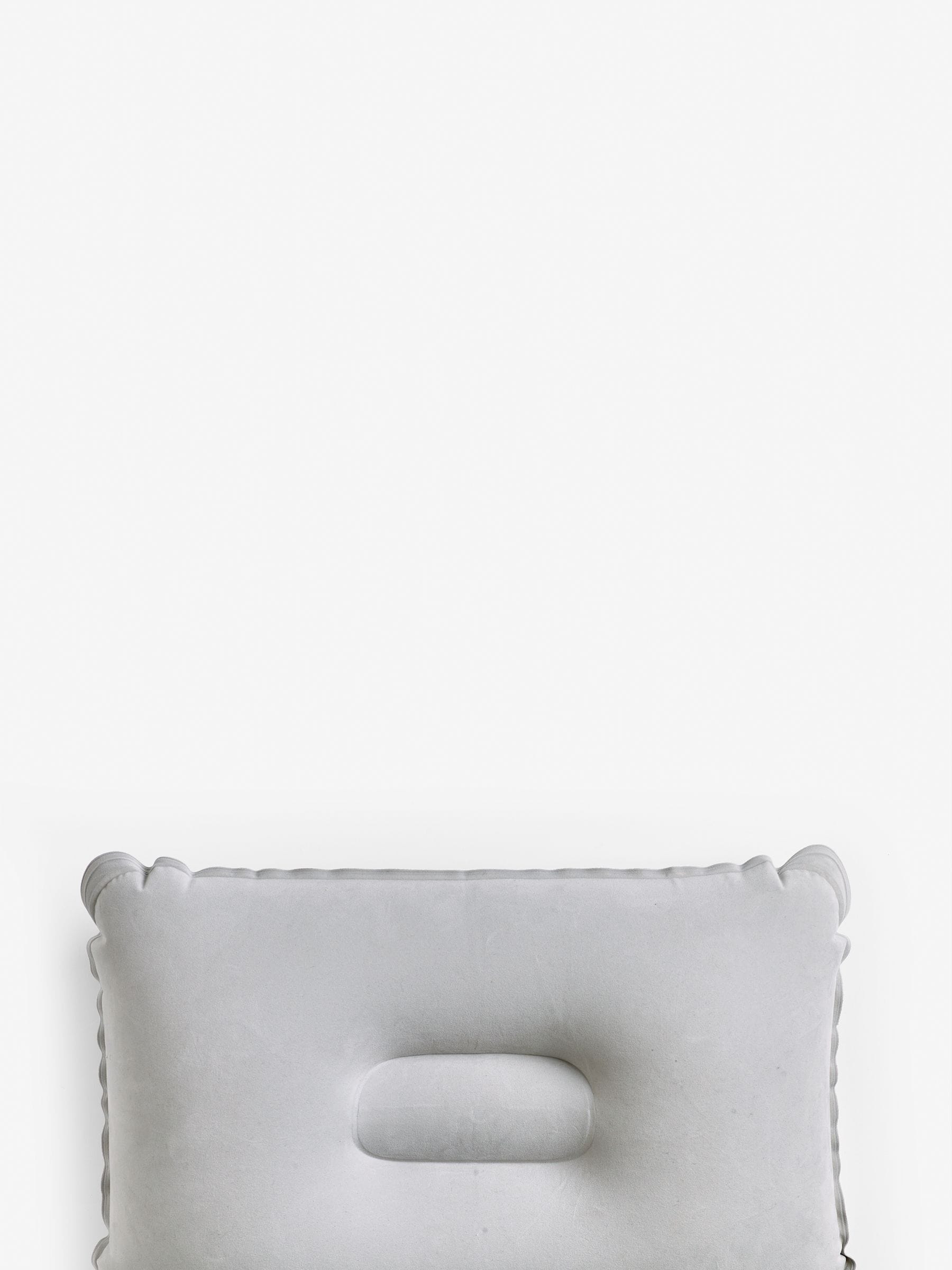 Grey Soft Touch Bath Pillow 22cm x 35cm x 8cm, UK version
