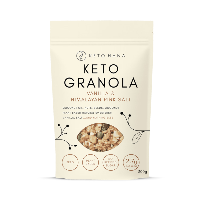Keto Hana Vanilla & Himalayan Pink Salt Keto Granola 300g