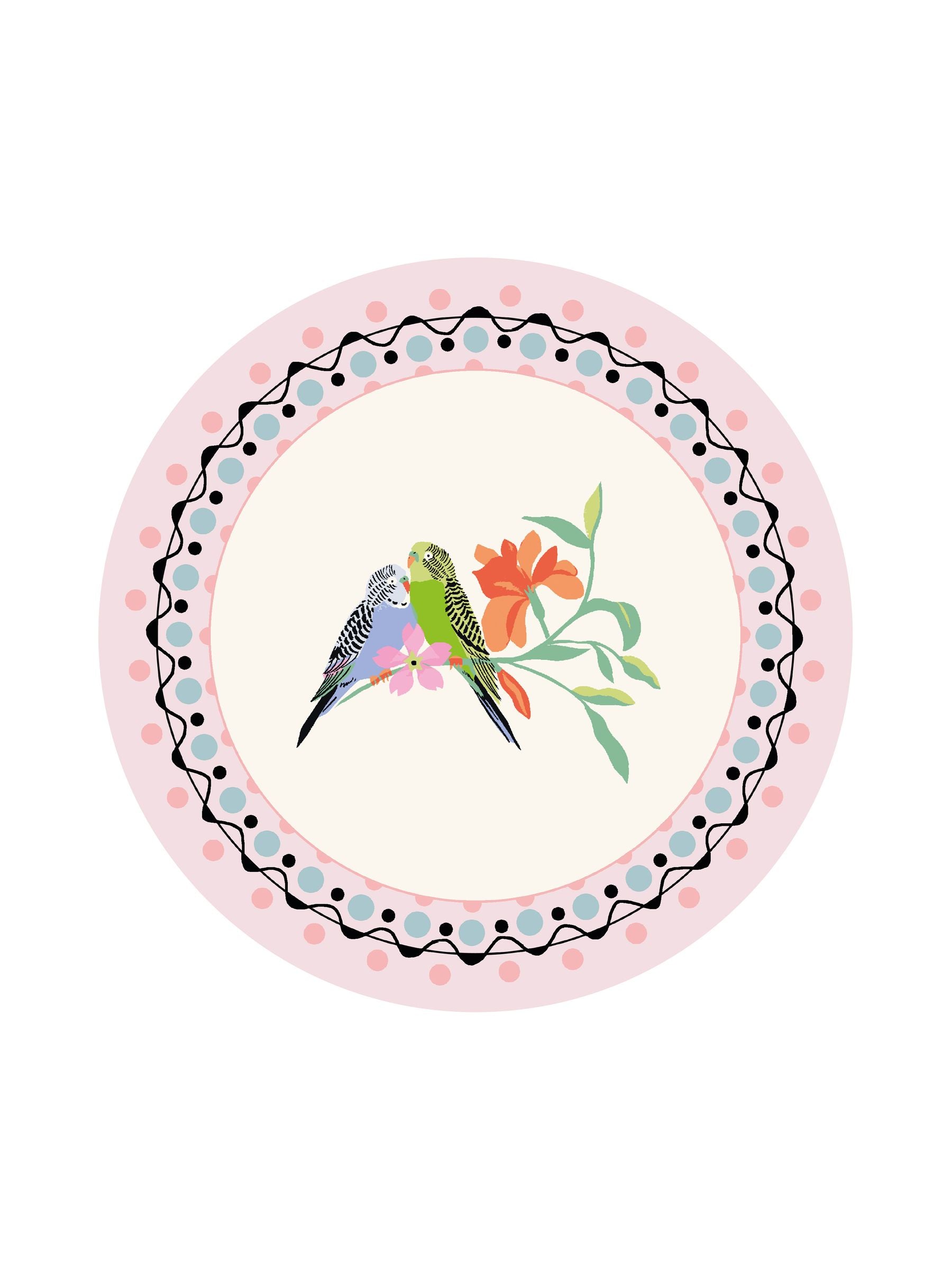 Cath Kidston green painted cake tin set 23cm and 25cm - British product