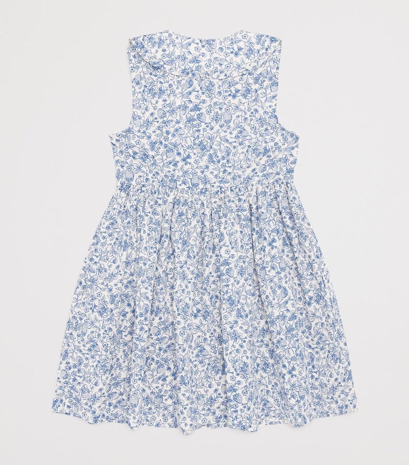 Ralph Lauren kids cotton floral sleeveless dress for ages 2-6 years, imported from the UK