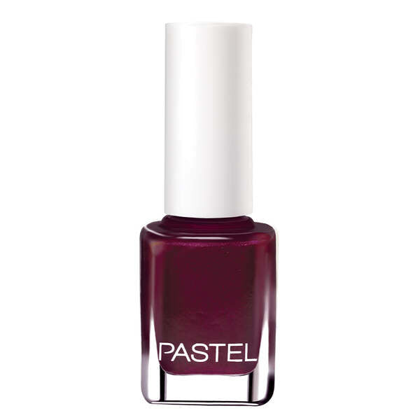 Pastel Cosmetics Nail Polish Shimmering Dark Red 13ml, imported from the UK