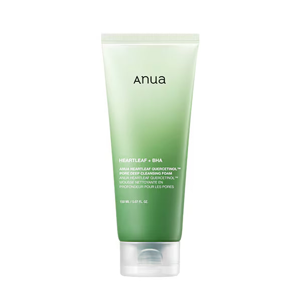 Anua Heartleaf Quercetinol Cleansing Foam 150ml - British product