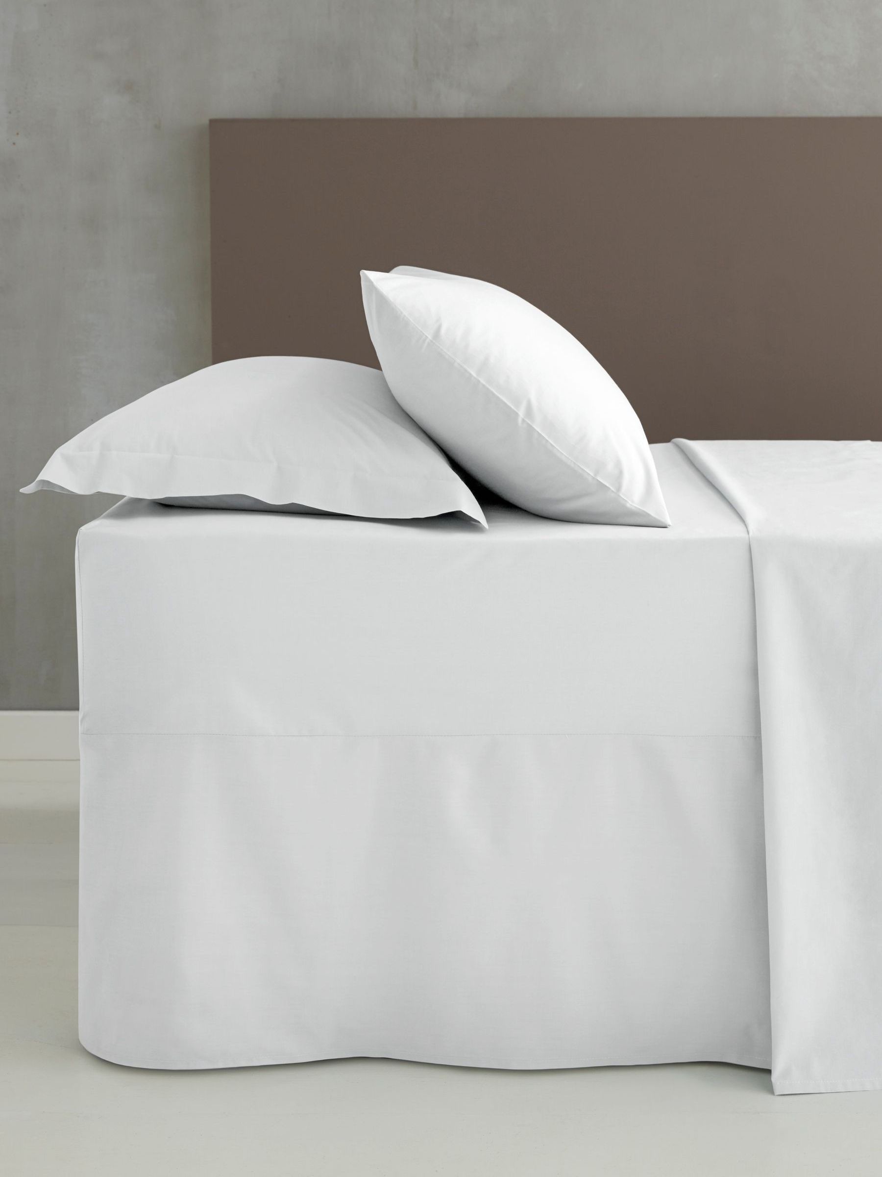 Catherine Lansfield white easy care percale extra deep fitted sheet - British product
