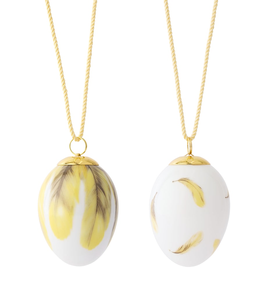 Royal Copenhagen oriole eggs Spring 2025 set of 2, imported from the UK