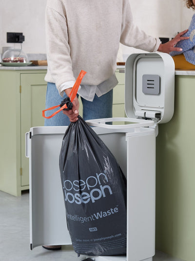 Joseph Joseph Grey Porta 40L Kitchen Bin