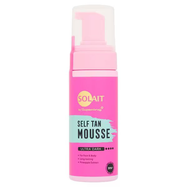 Solait self tan mousse ultra dark 150ml (British brand)