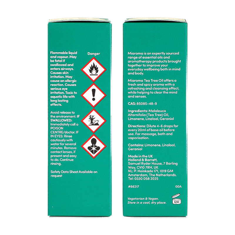 Miaroma Tea Tree Pure Essential Oil 20ml