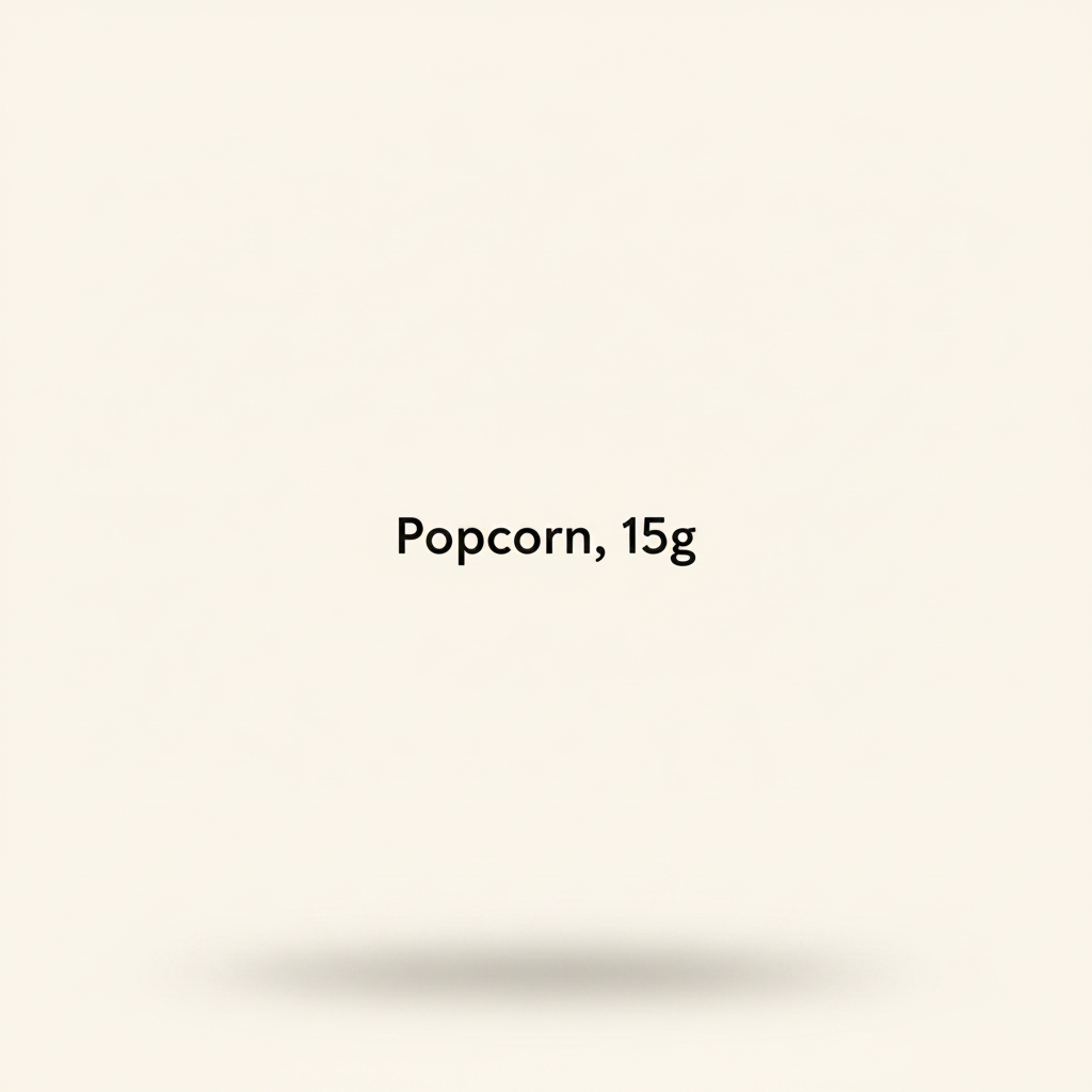 Holland Barrett Barely Salted Popcorn 8x 15g