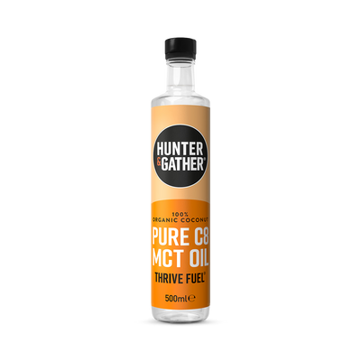 Hunter & Gather Organic Pure C8 MCT Oil Coconut Oil 500ml